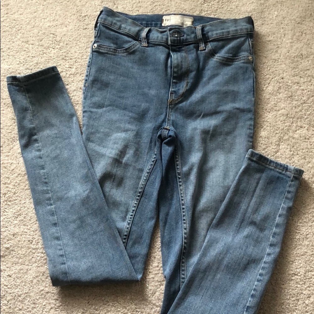 Free People light denim jeans